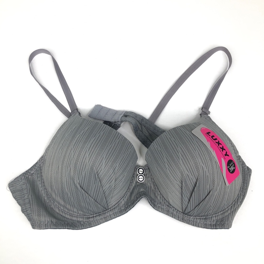 NEW 38C Luxxy Lightly Padded Bra Underwire Brassiere